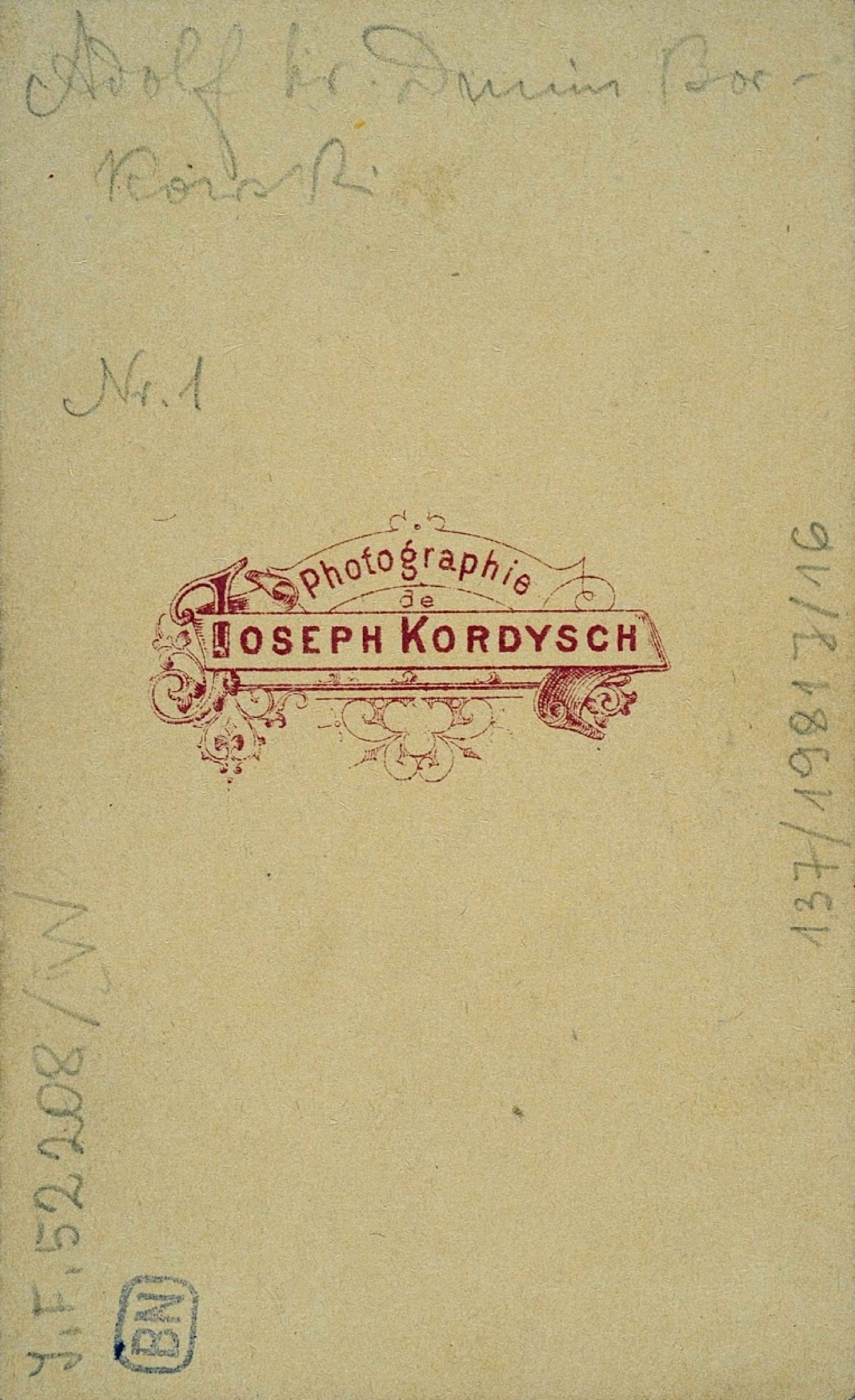 Back of Photo