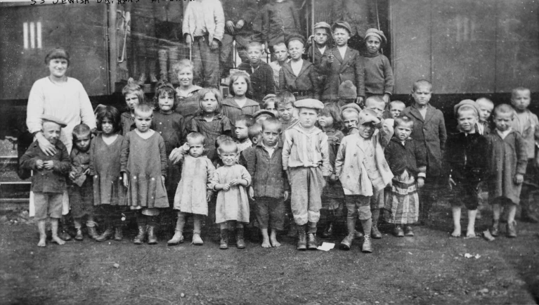 53 Jewish orphans at Lwow